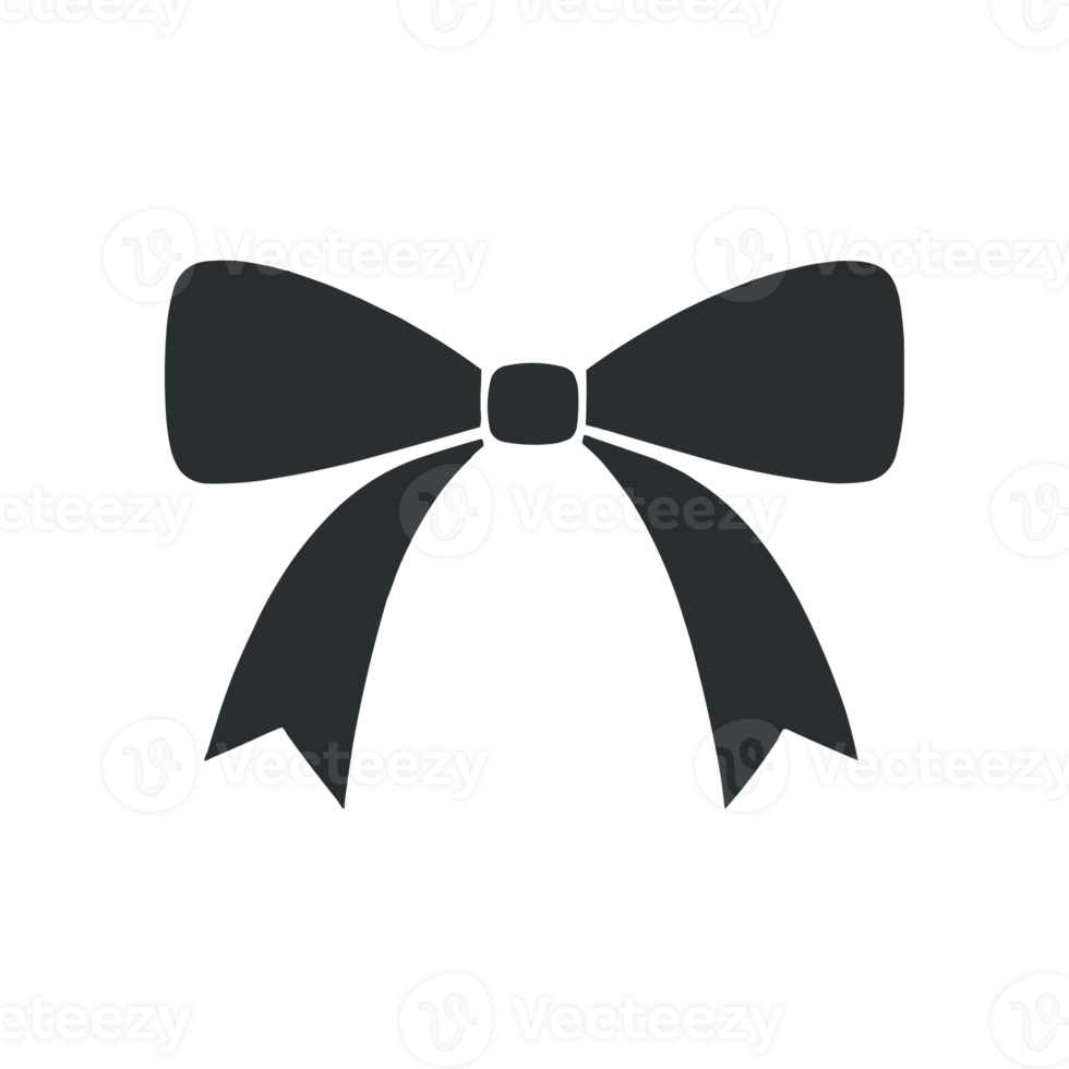 Bow Tie icon Black, Bow Icon in silhouette, png