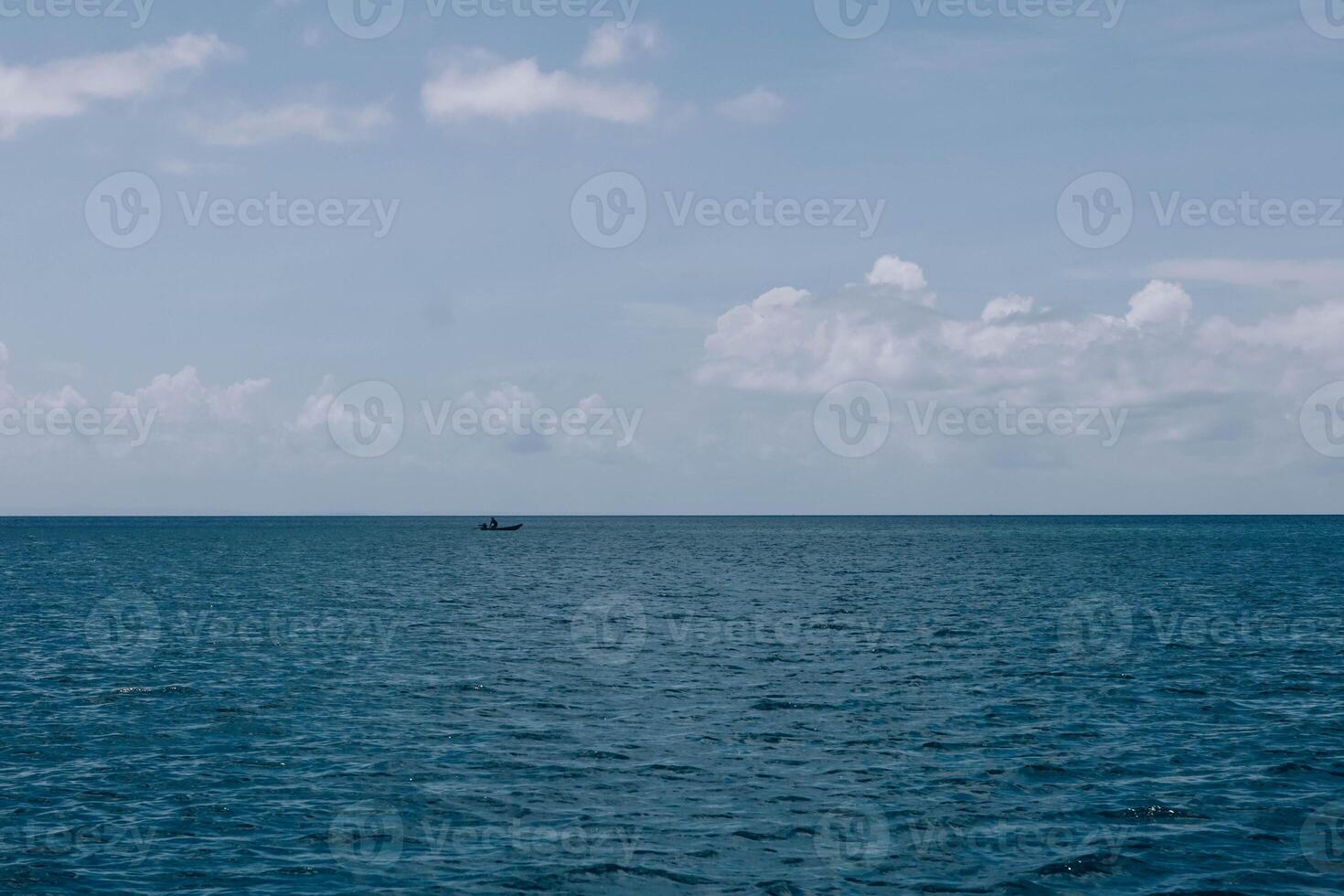 Beautiful Tropical Coral Reef Sea Background - Blue Sky Summer Material. photo