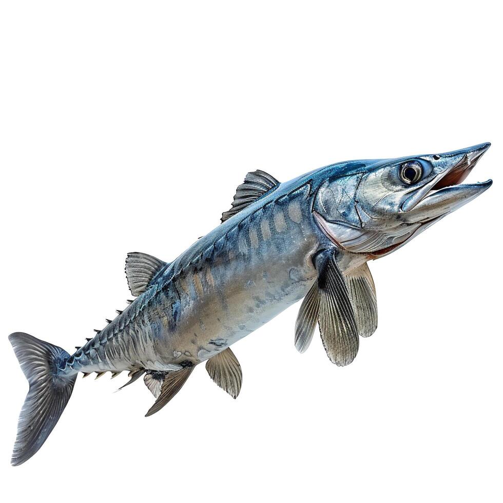 an image of a fish on a white background photo