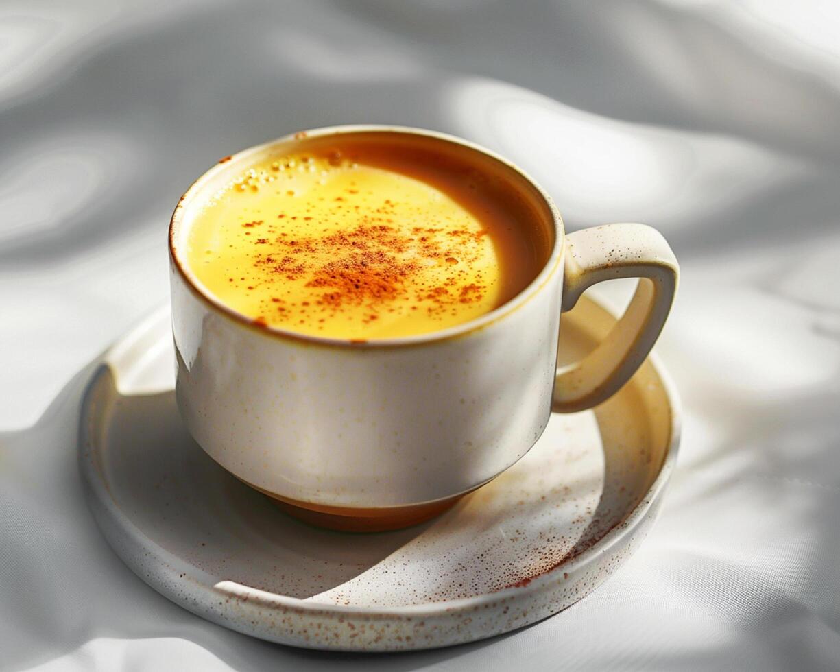 a cup of coffee on a saucer photo