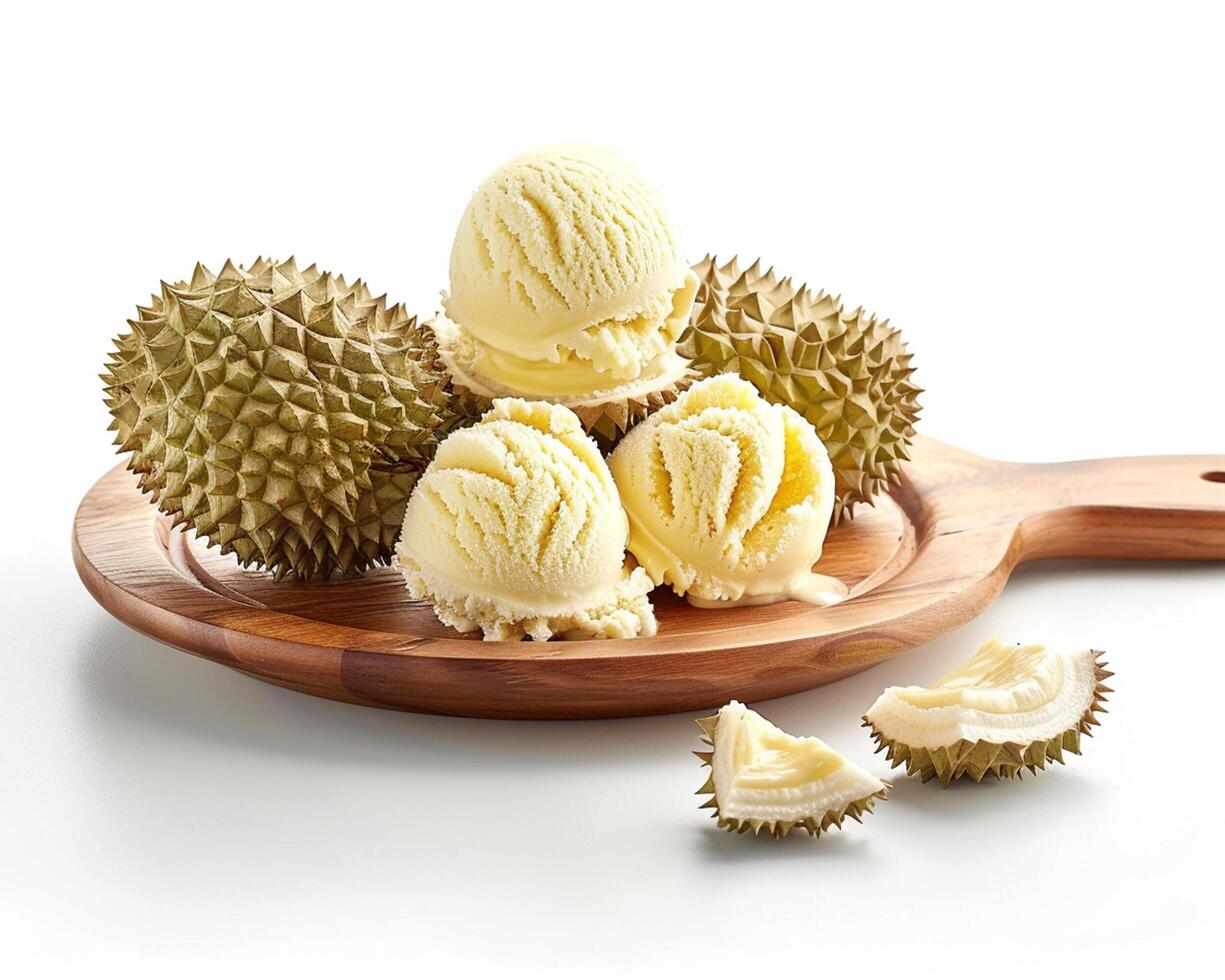 durian ice cream photo