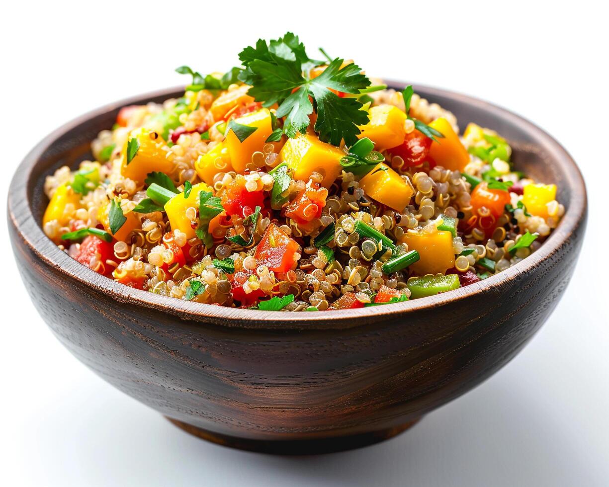 a bowl of food photo