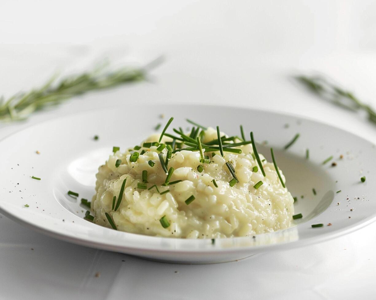 parsnip risotto with rosemary photo