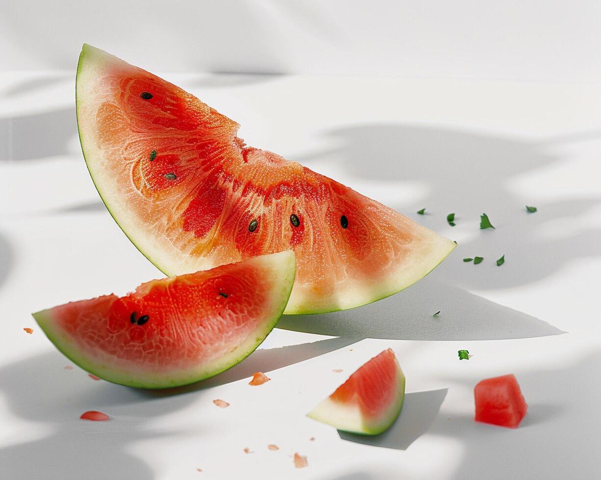 a slice of watermelon photo