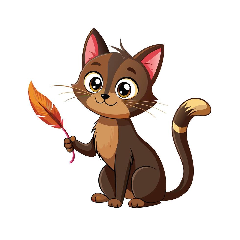 Realistic Pet Cat , Dog Illustration Concepts vector