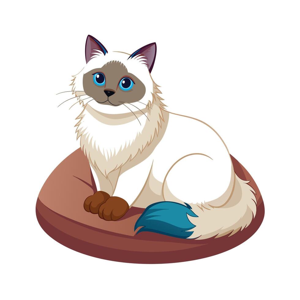 Realistic Pet Cat , Dog Illustration Concepts vector