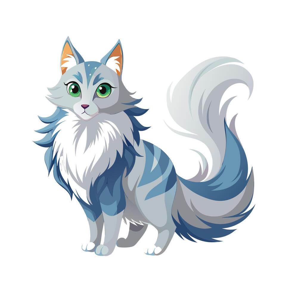Realistic Pet Cat , Dog Illustration Concepts vector