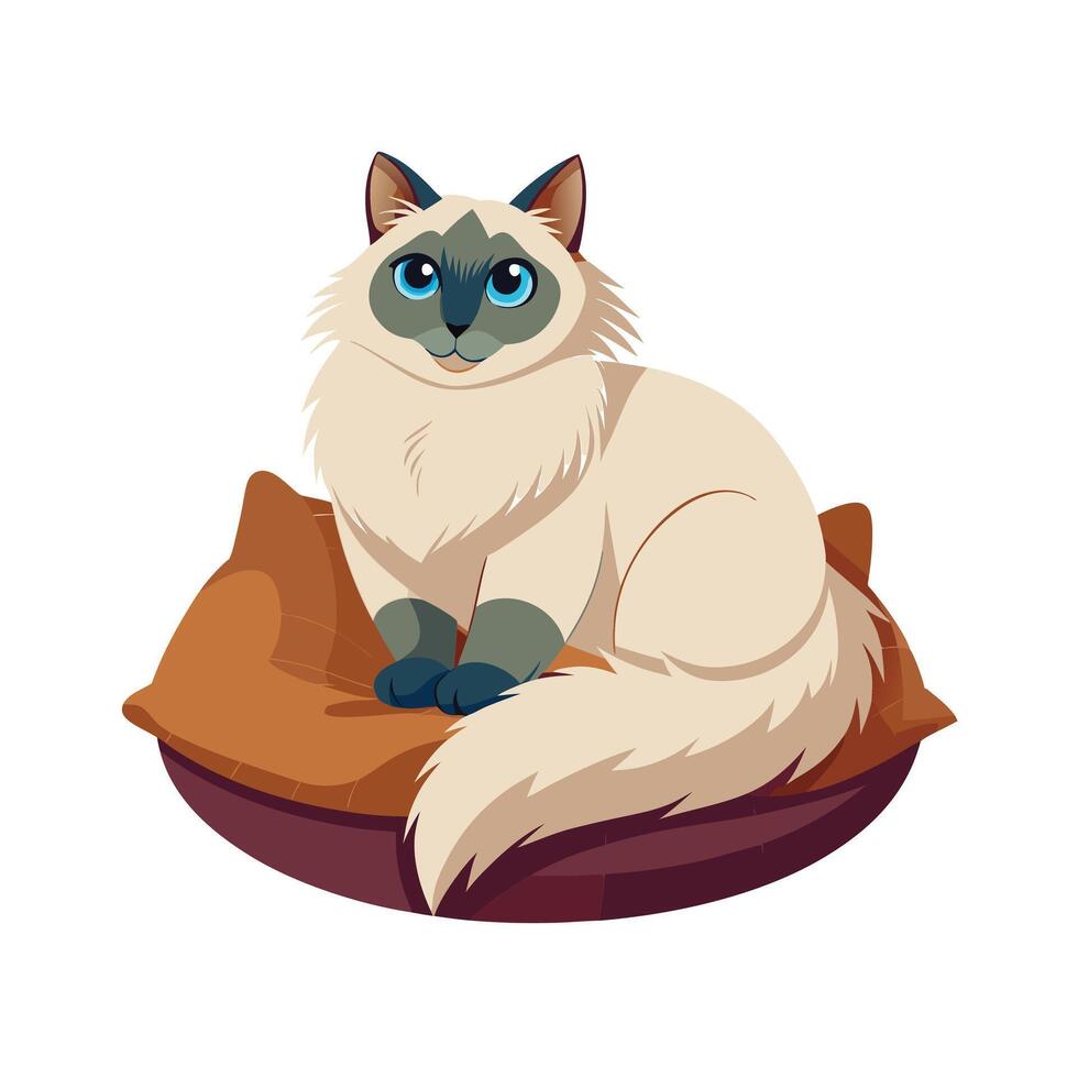 Realistic Pet Cat , Dog Illustration Concepts vector
