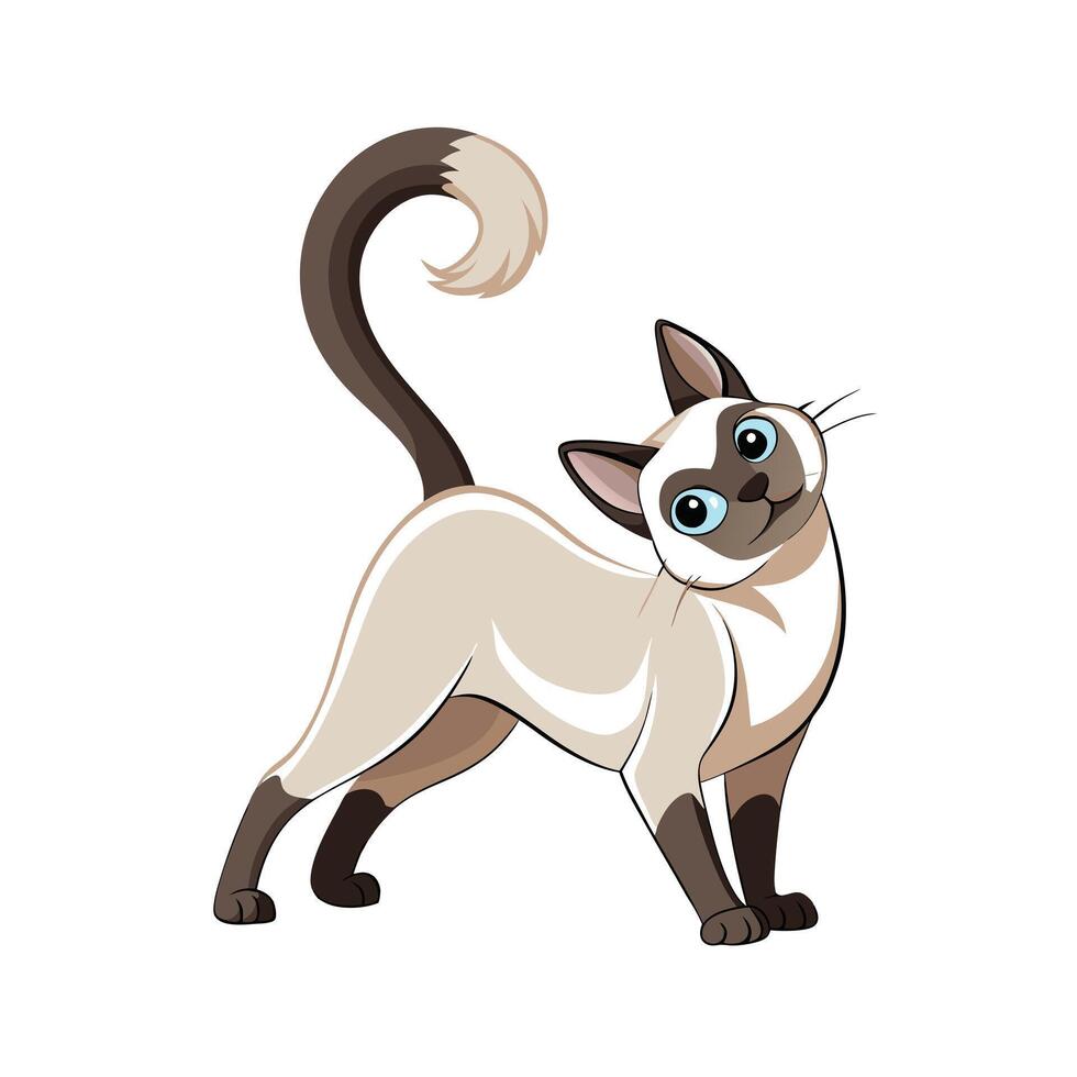 Realistic Pet Cat , Dog Illustration Concepts vector