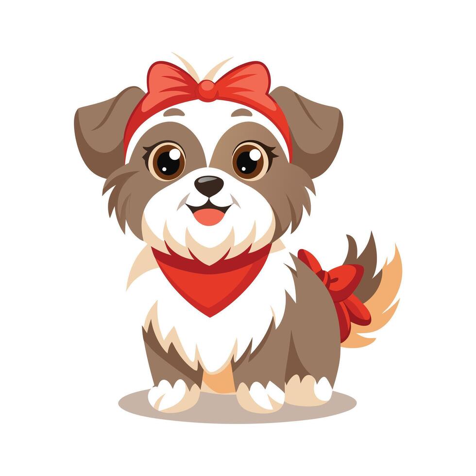 Realistic Pet Cat , Dog Illustration Concepts vector
