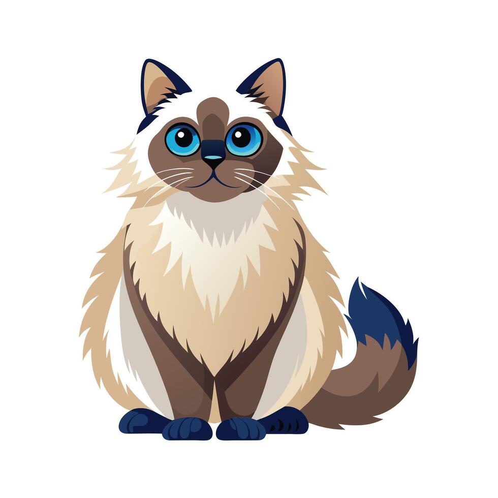 Realistic Pet Cat , Dog Illustration Concepts vector