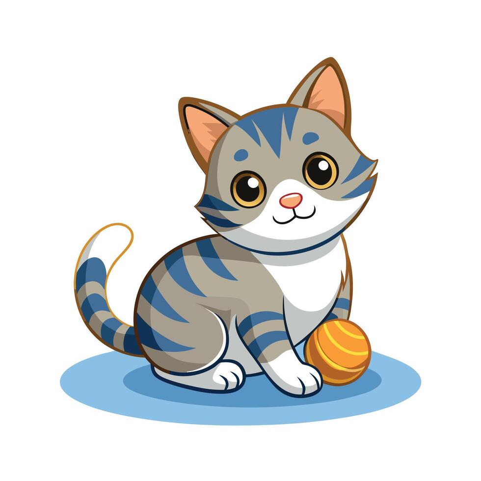 Realistic Pet Cat , Dog Illustration Concepts vector