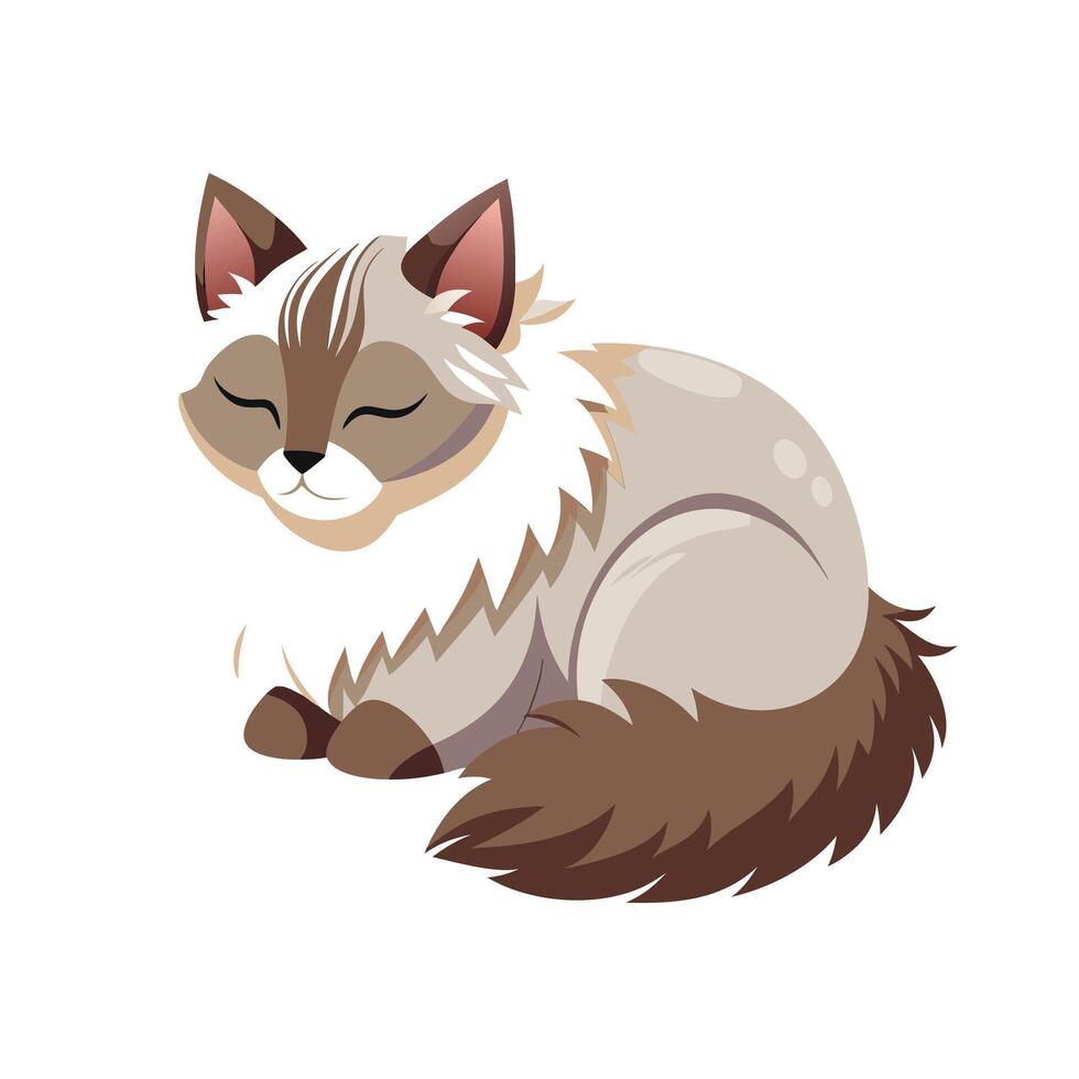 Realistic Pet Cat , Dog Illustration Concepts vector