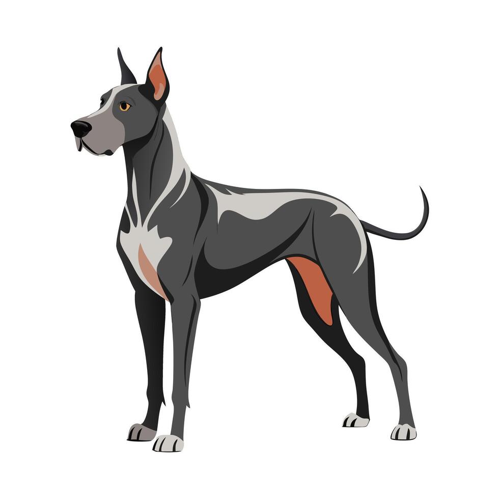 Realistic Pet Cat , Dog Illustration Concepts vector