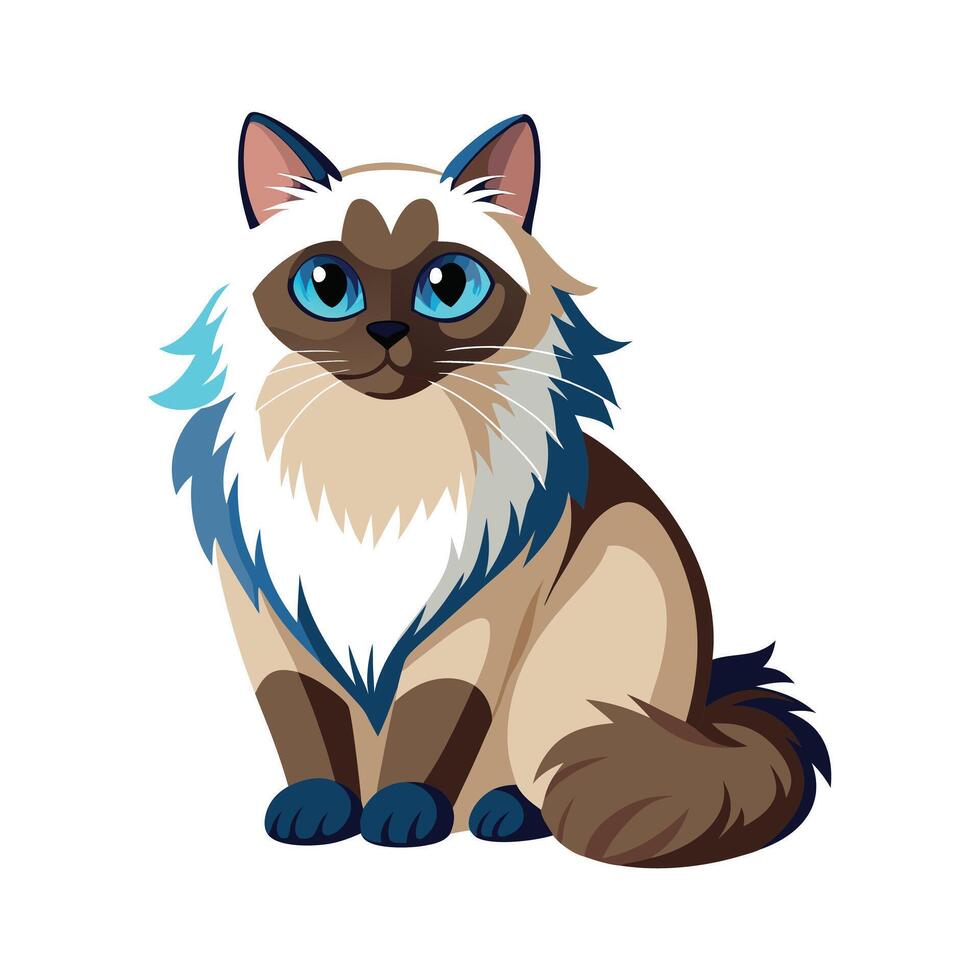 Realistic Pet Cat , Dog Illustration Concepts vector
