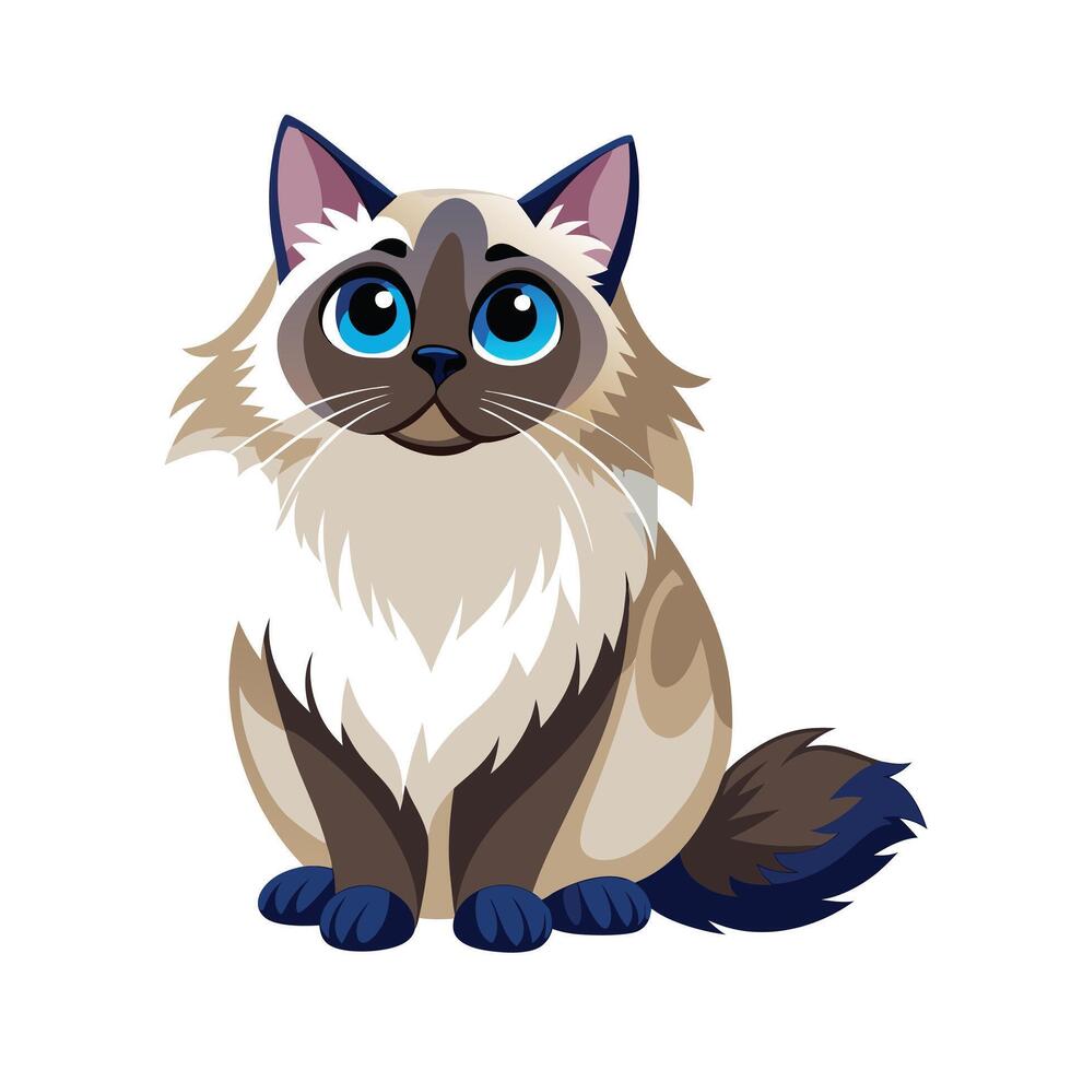 Realistic Pet Cat , Dog Illustration Concepts vector