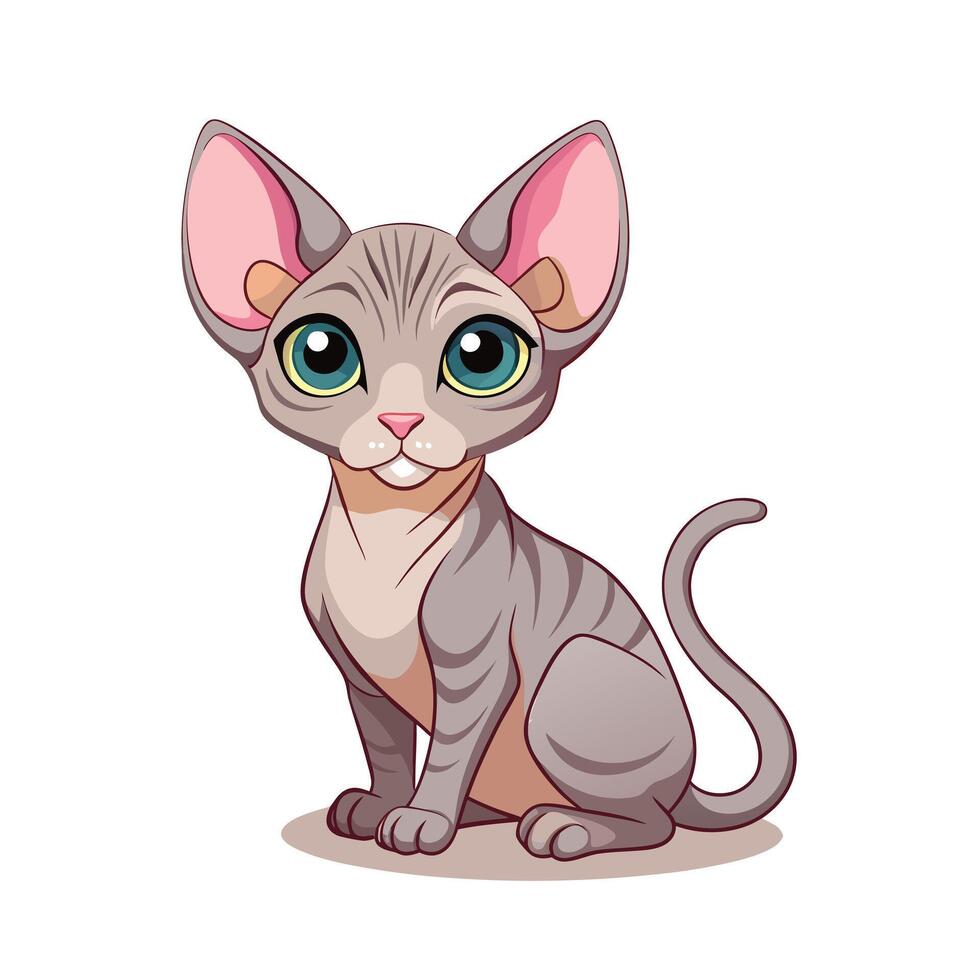 Realistic Pet Cat , Dog Illustration Concepts vector