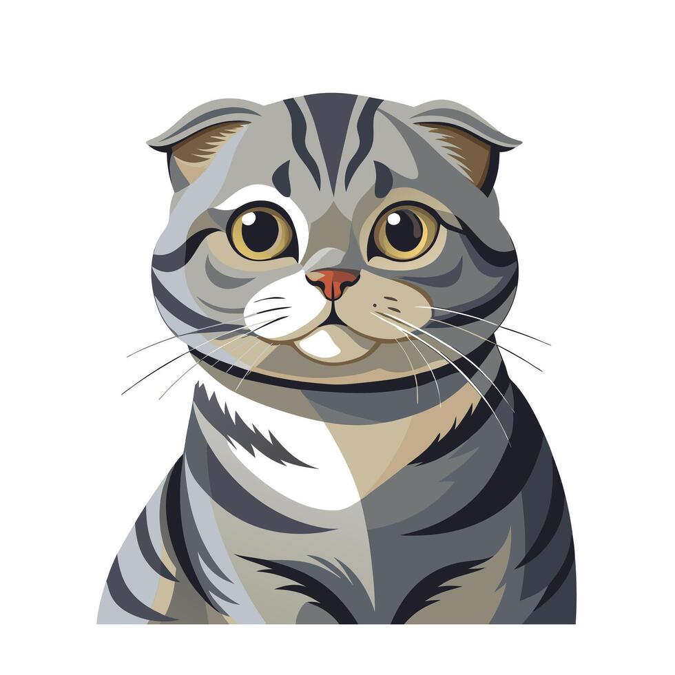 Realistic Pet Cat , Dog Illustration Concepts vector