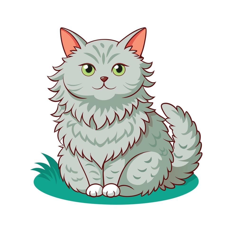 Realistic Pet Cat , Dog Illustration Concepts vector