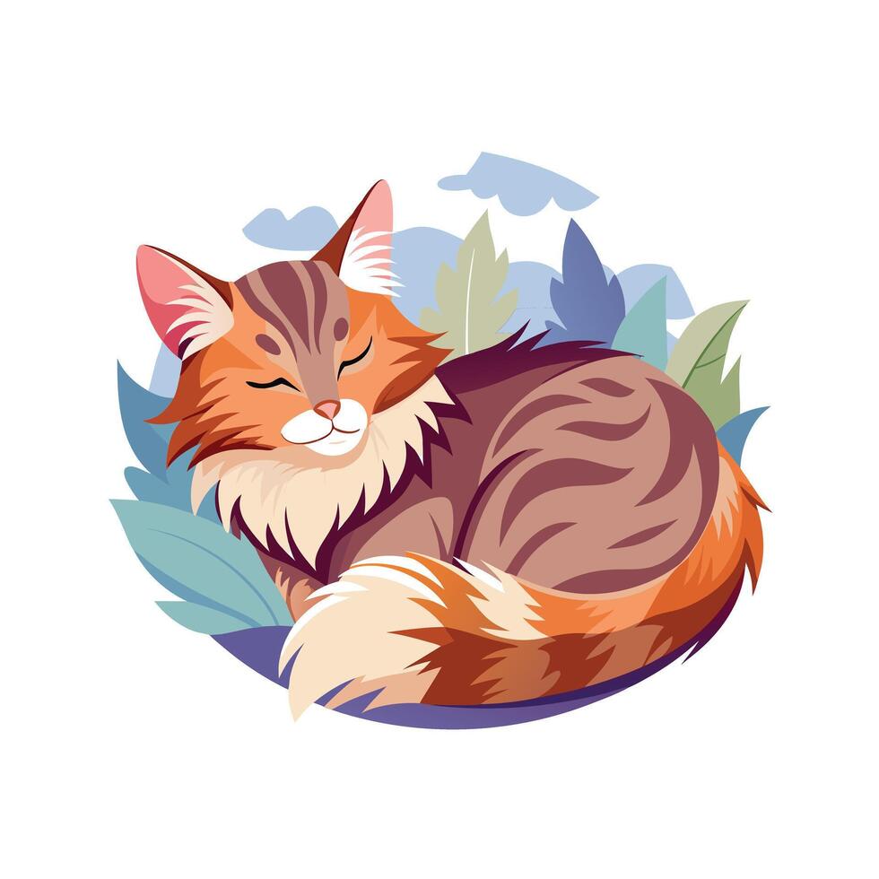 Realistic Pet Cat , Dog Illustration Concepts vector