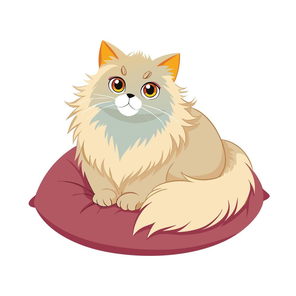 Realistic Pet Cat , Dog Illustration Concepts vector