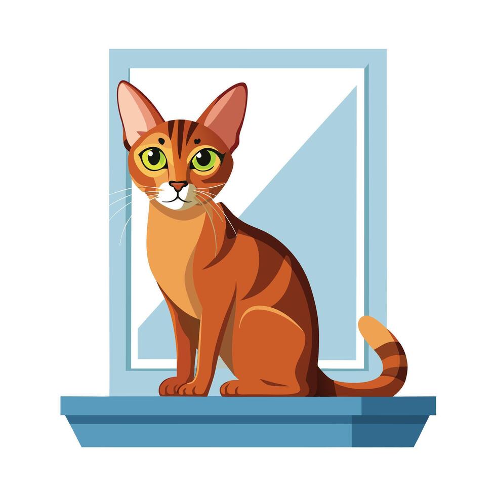 Realistic Pet Cat , Dog Illustration Concepts vector