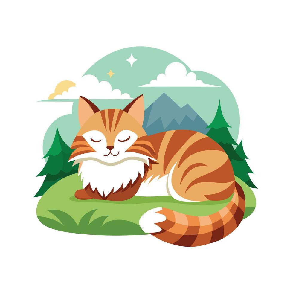 Realistic Pet Cat , Dog Illustration Concepts vector