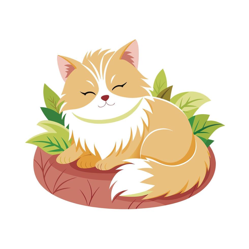 Realistic Pet Cat , Dog Illustration Concepts vector