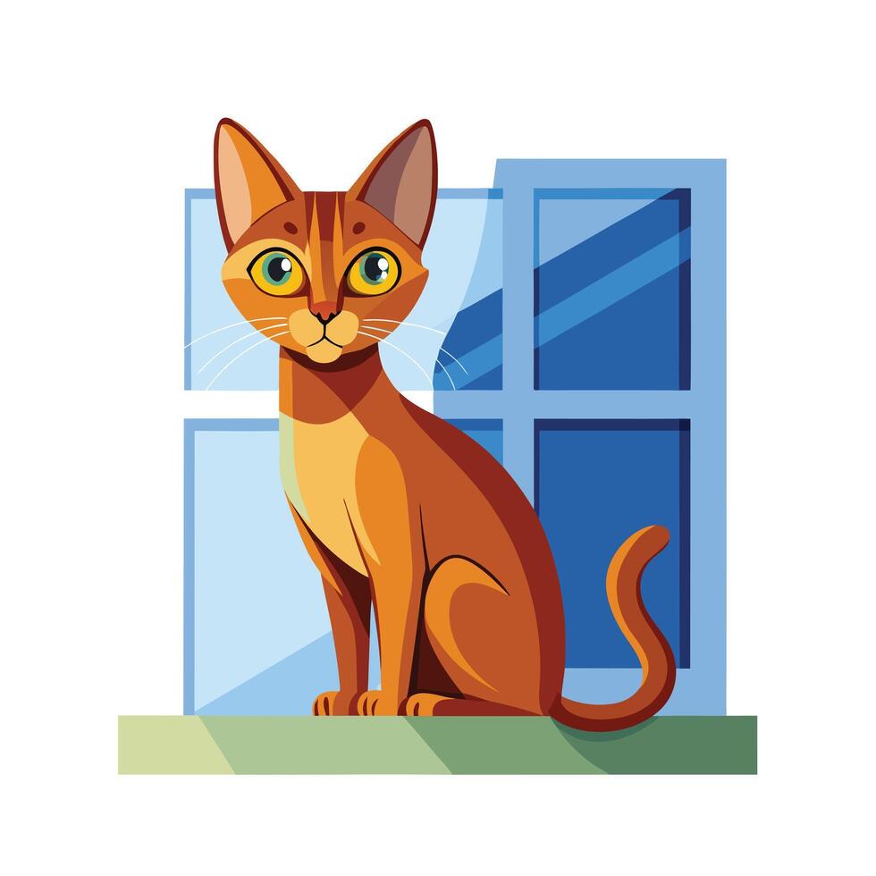 Realistic Pet Cat , Dog Illustration Concepts vector