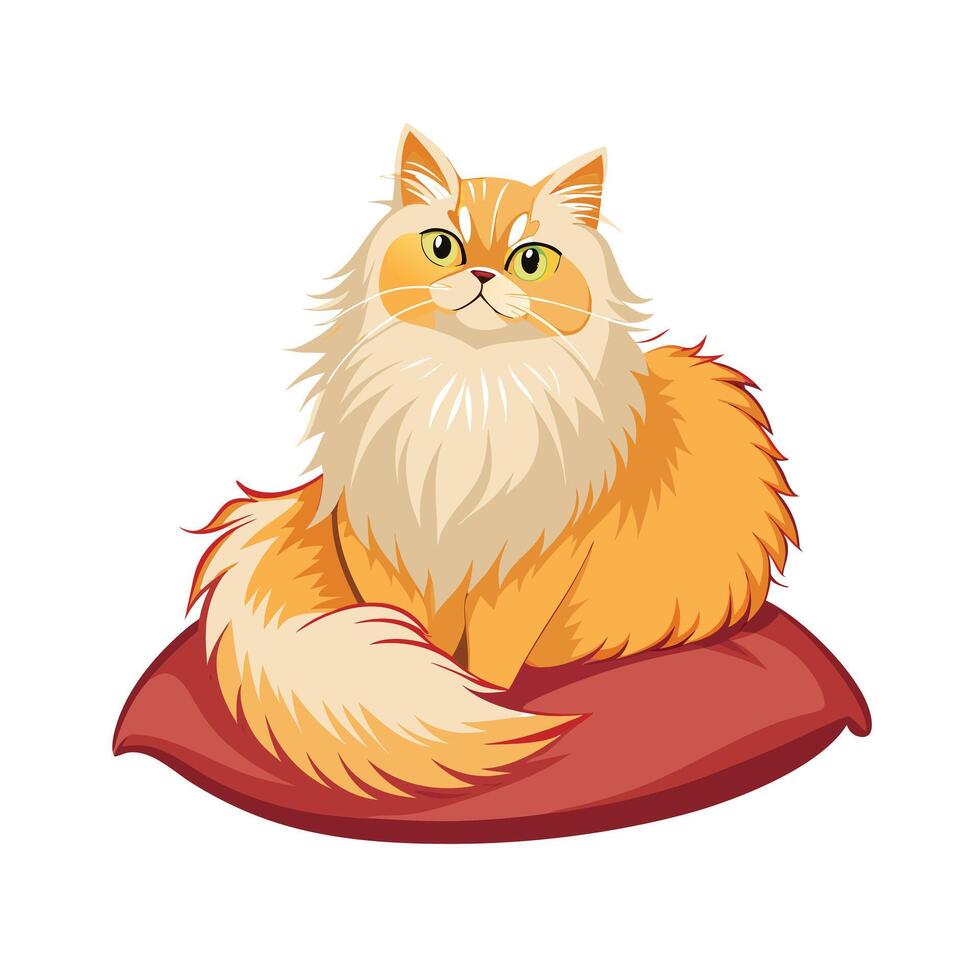 Realistic Pet Cat , Dog Illustration Concepts vector