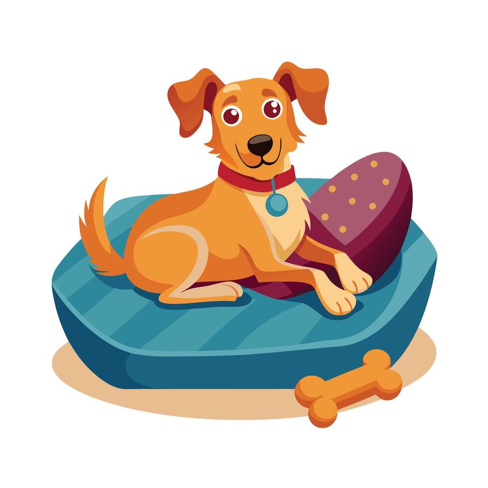 Realistic Pet Cat , Dog Illustration Concepts vector