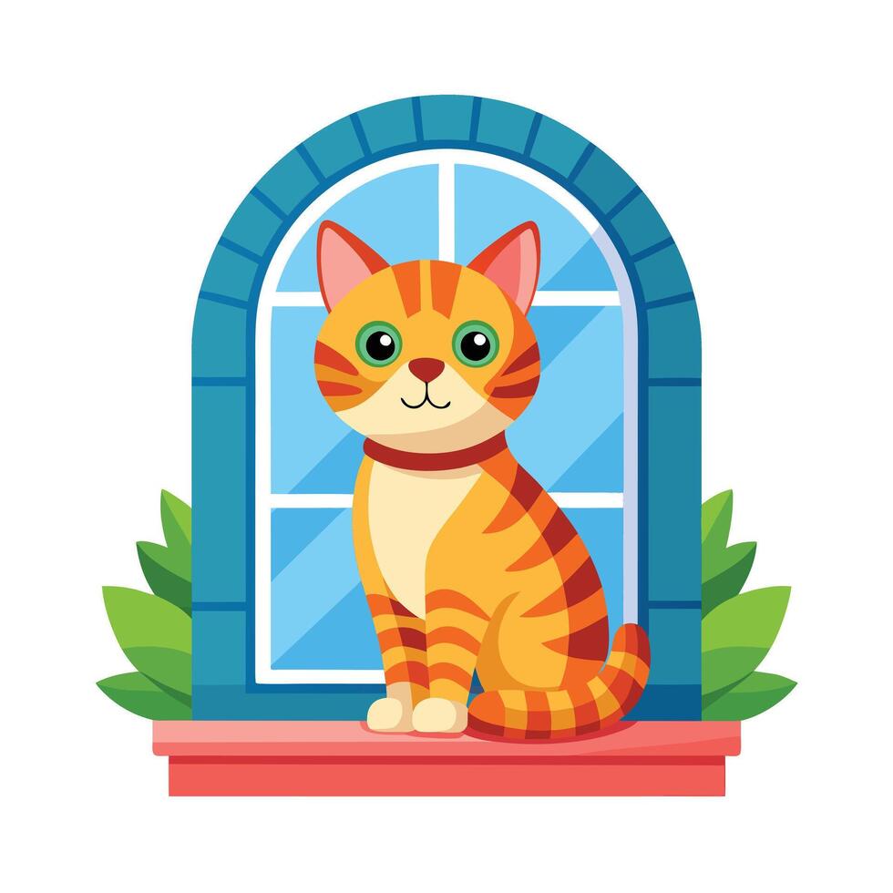 Realistic Pet Cat , Dog Illustration Concepts vector