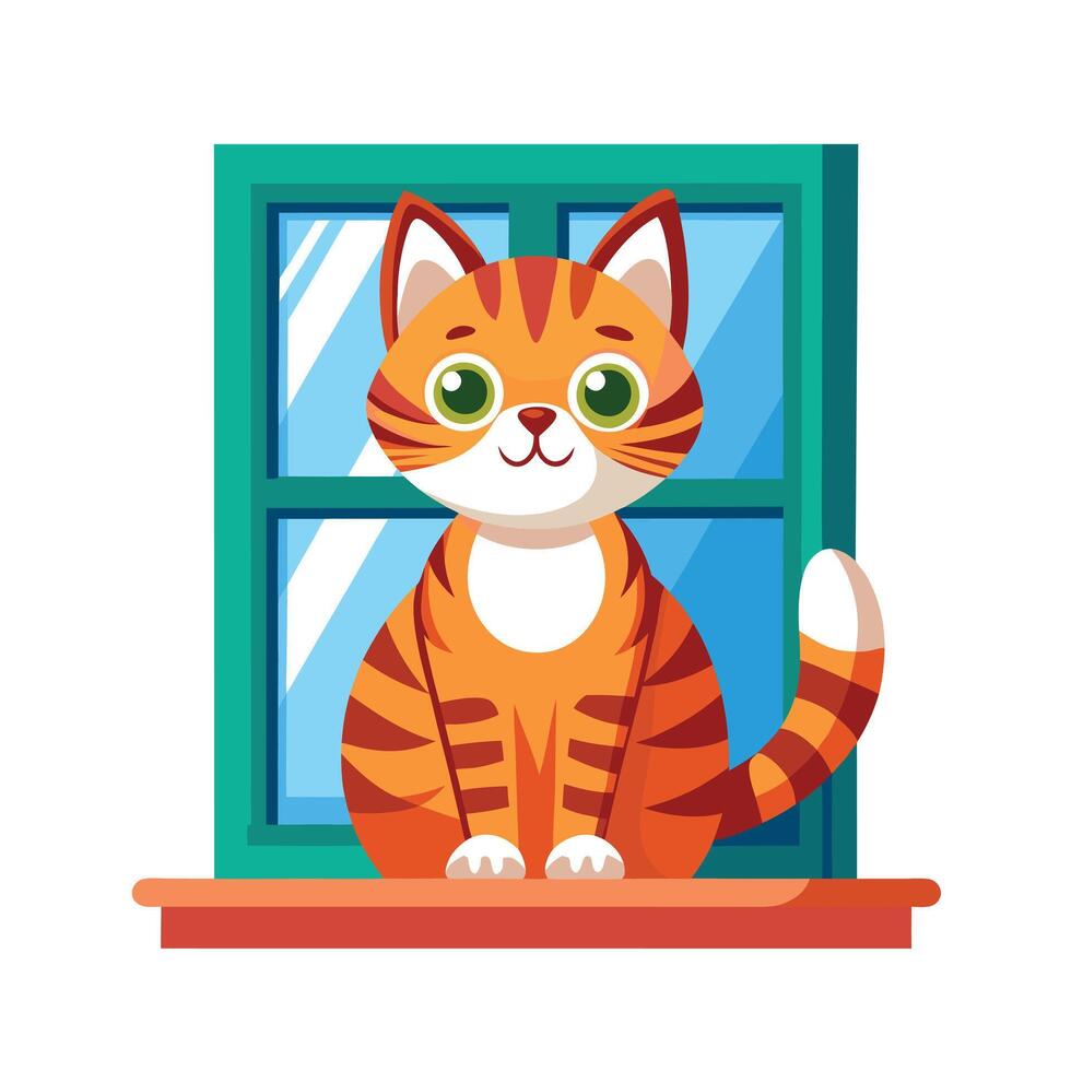 Realistic Pet Cat , Dog Illustration Concepts vector