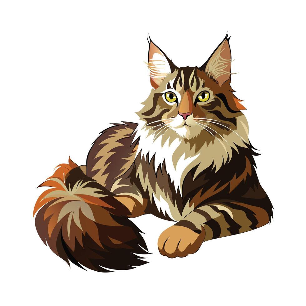 Realistic Pet Cat , Dog Illustration Concepts vector