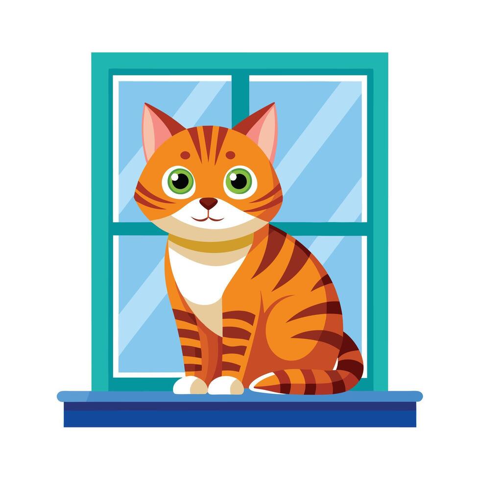 Realistic Pet Cat , Dog Illustration Concepts vector