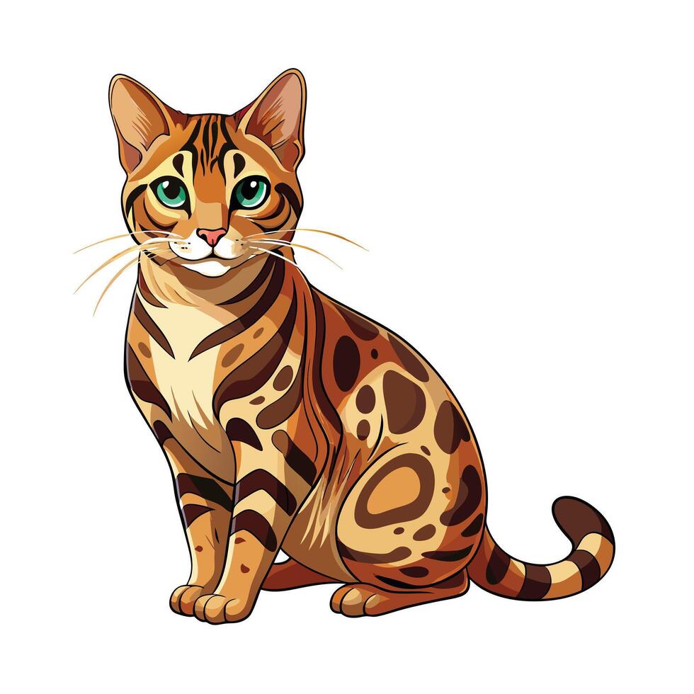 Realistic Pet Cat , Dog Illustration Concepts vector