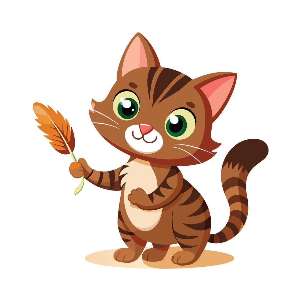 Realistic Pet Cat , Dog Illustration Concepts vector