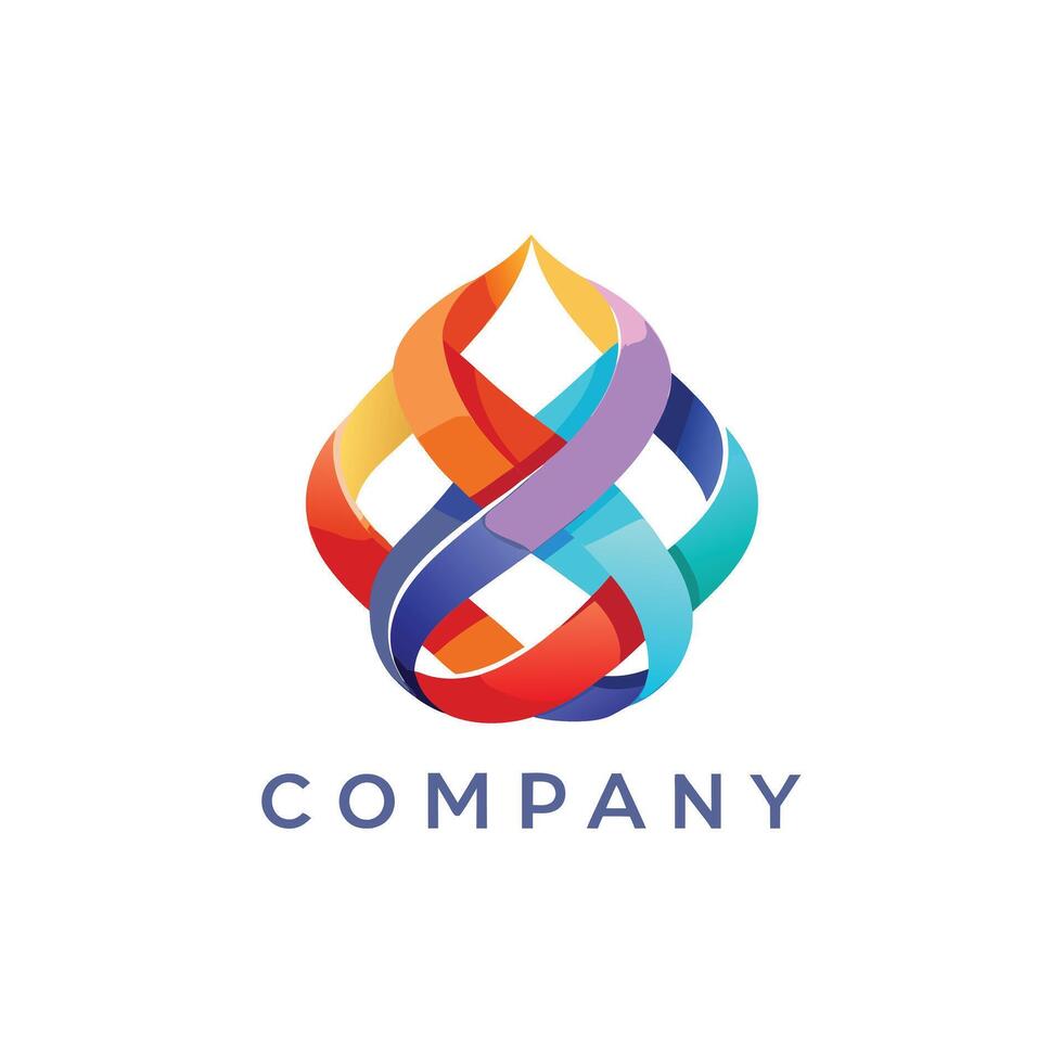 Abstract Logo Design for any Corporate, Brand, Business, Company vector
