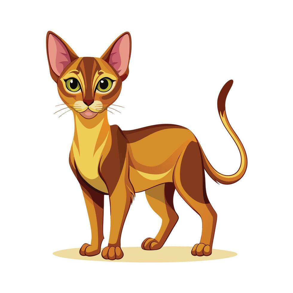 Realistic Illustration of Popular Pet Cat vector
