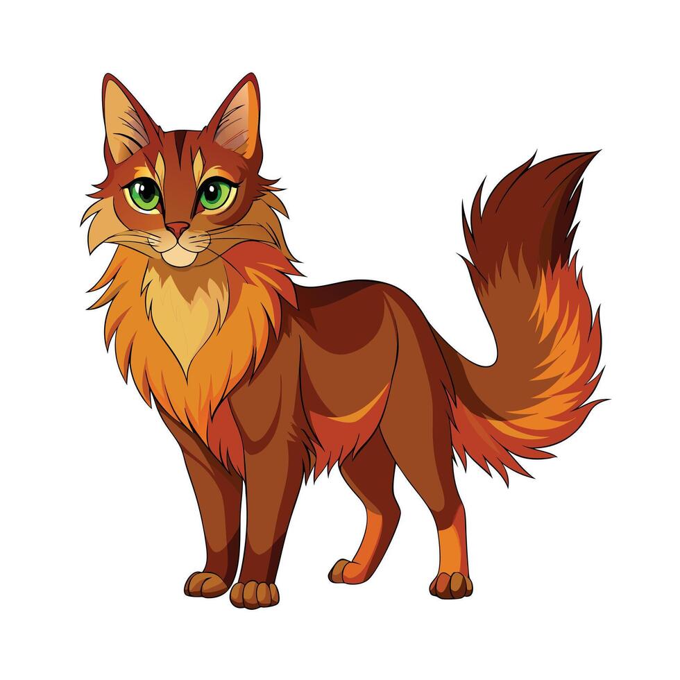 Realistic Illustration of Popular Pet Cat vector
