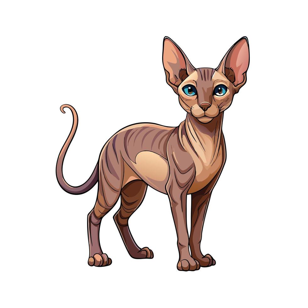 Realistic Illustration of Popular Pet Cat vector