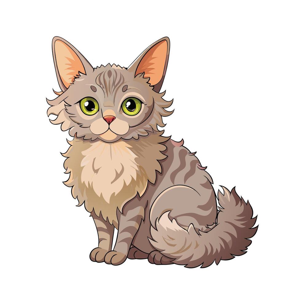 Realistic Illustration of Popular Pet Cat vector
