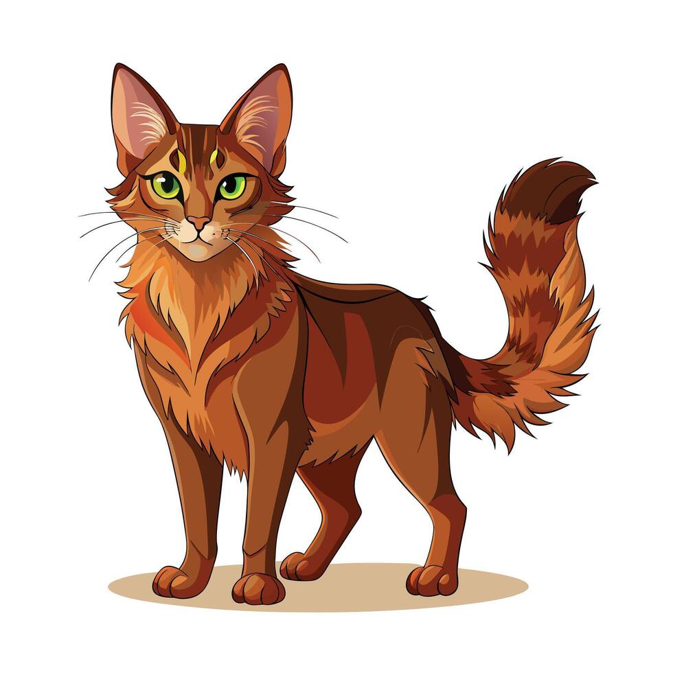 Realistic Illustration of Popular Pet Cat vector