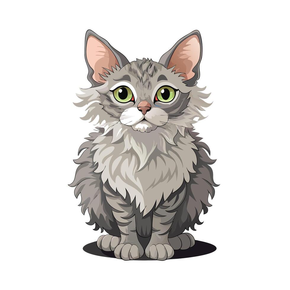 Realistic Illustration of Popular Pet Cat vector