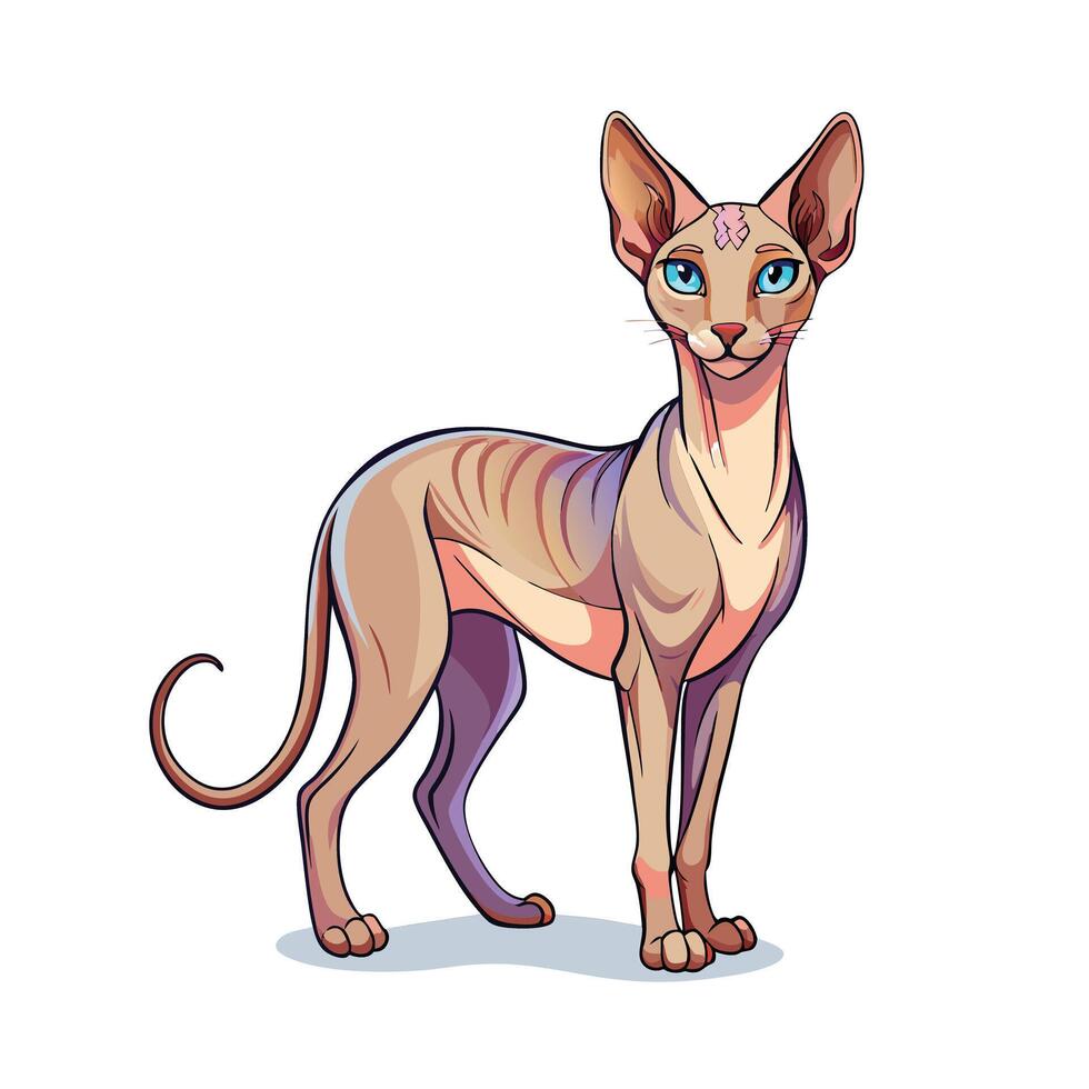 Realistic Illustration of Popular Pet Cat vector