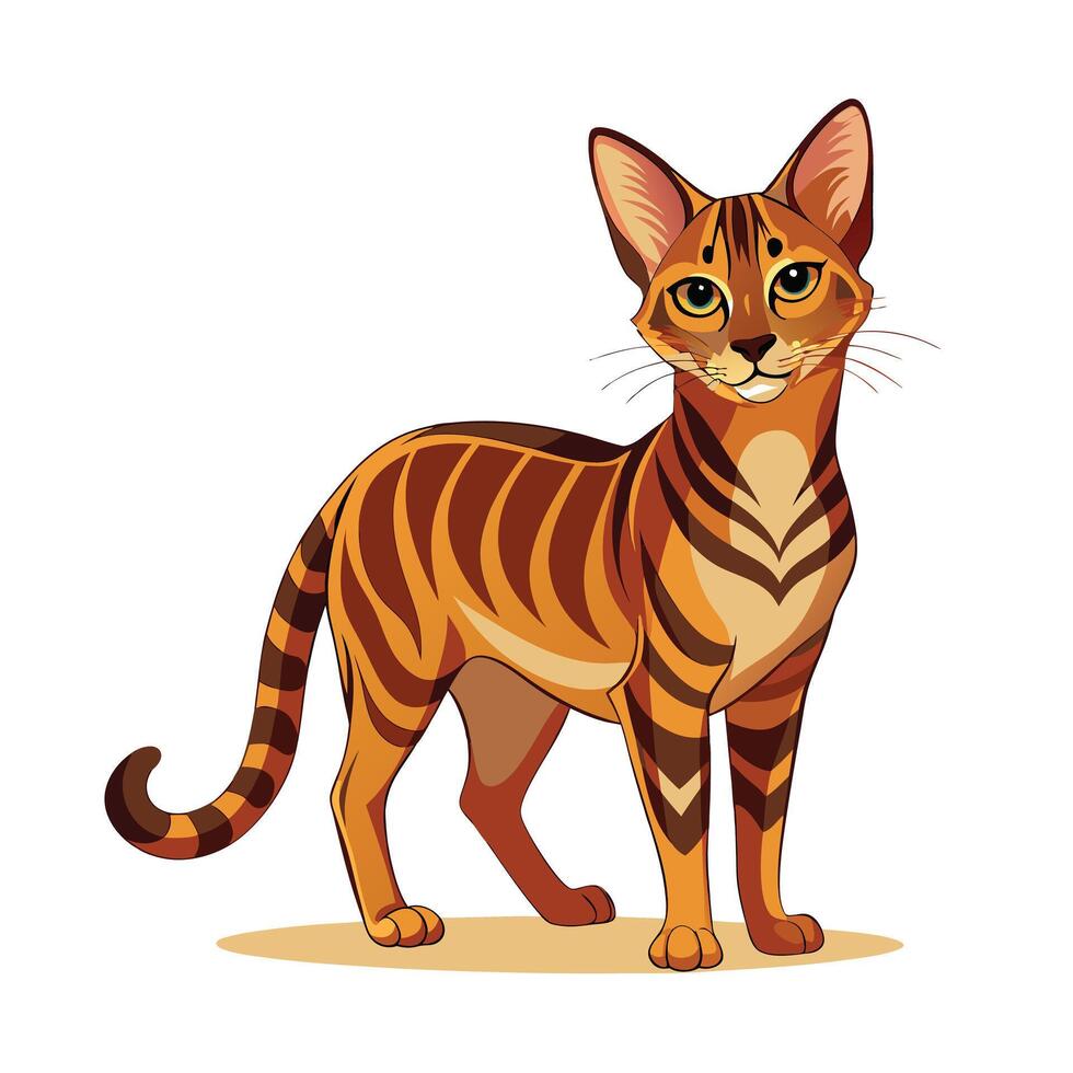 Realistic Illustration of Popular Pet Cat vector