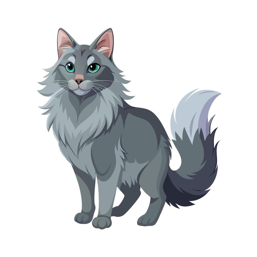 Realistic Illustration of Popular Pet Cat vector