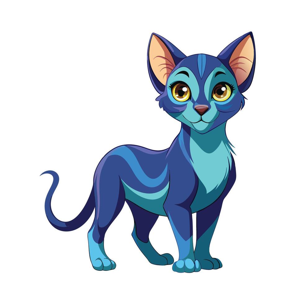 Realistic Illustration of Popular Pet Cat vector