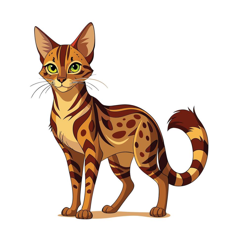 Realistic Illustration of Popular Pet Cat vector