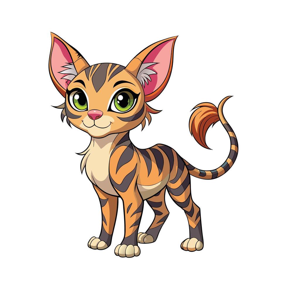 Realistic Illustration of Popular Pet Cat vector